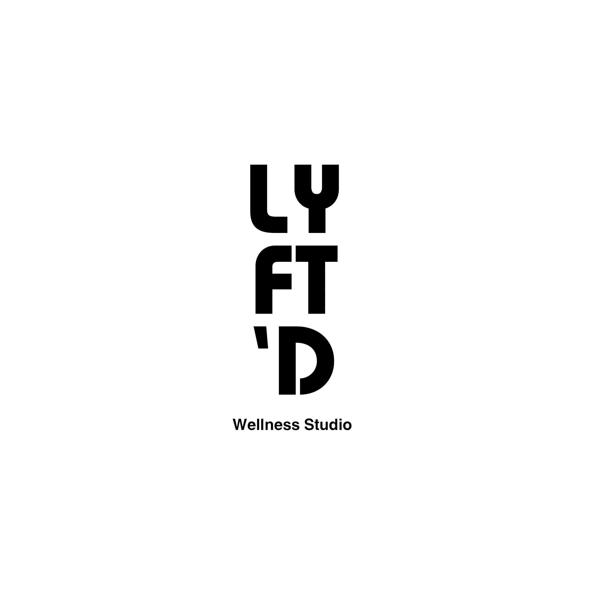 LYFT'D Wellness Studio stacked logo